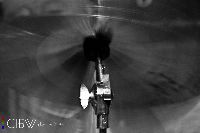 A cymbal splash