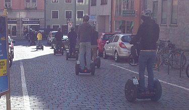 Segway tourists